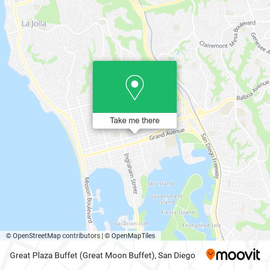 Mapa de Great Plaza Buffet (Great Moon Buffet)