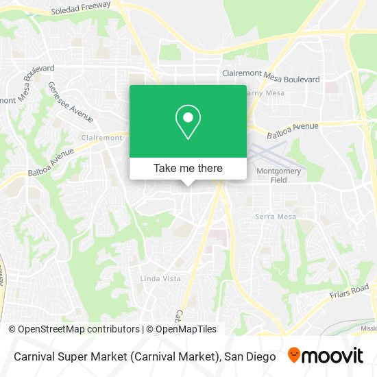 Carnival Super Market (Carnival Market) map
