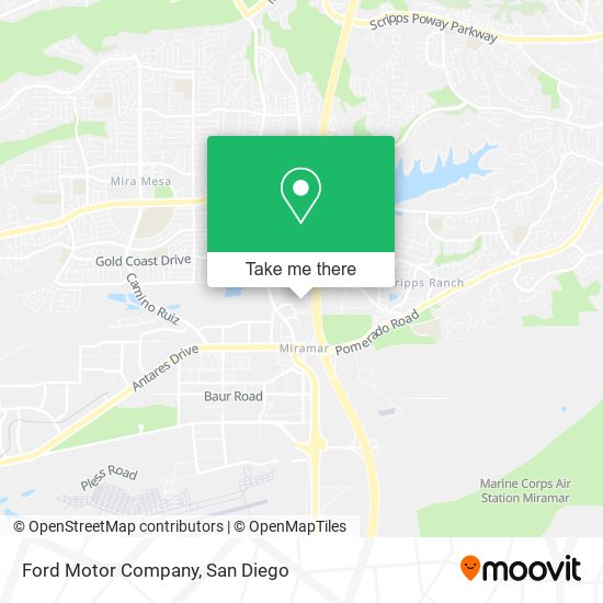 Ford Motor Company map