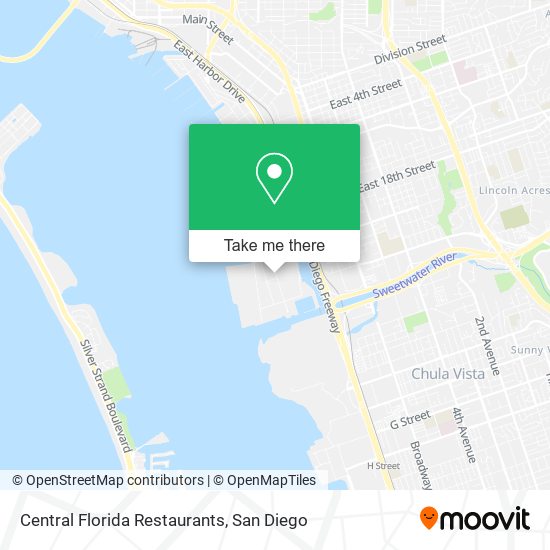 Central Florida Restaurants map
