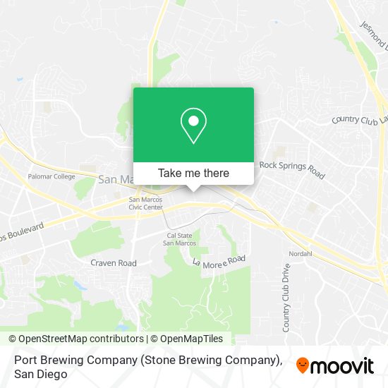 Port Brewing Company (Stone Brewing Company) map
