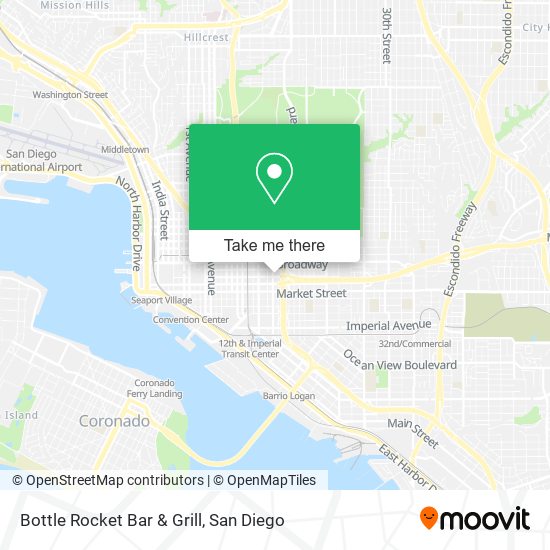 Mapa de Bottle Rocket Bar & Grill