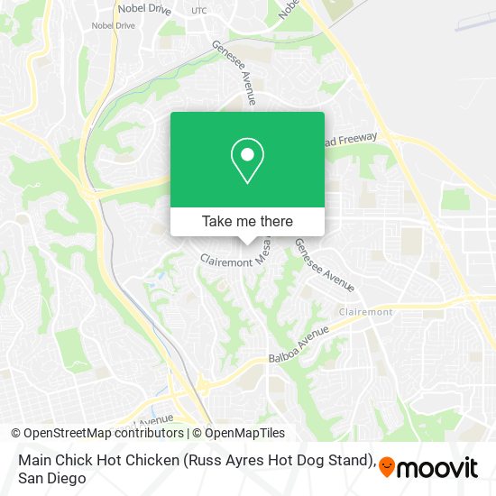 Mapa de Main Chick Hot Chicken (Russ Ayres Hot Dog Stand)