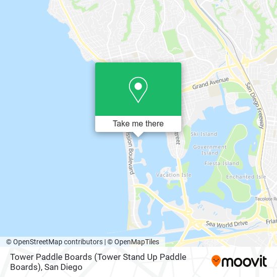 Mapa de Tower Paddle Boards (Tower Stand Up Paddle Boards)