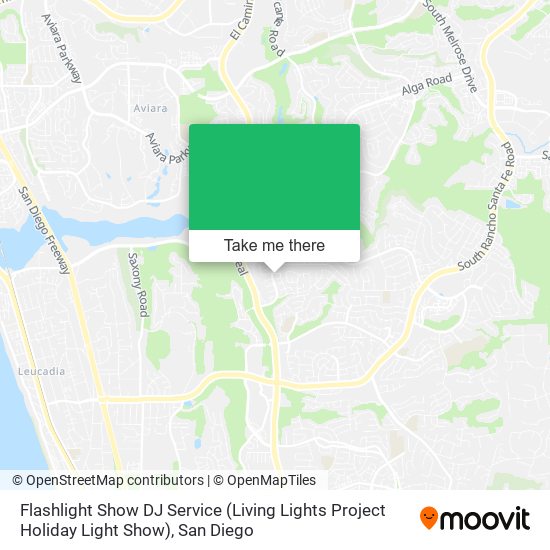 Flashlight Show DJ Service (Living Lights Project Holiday Light Show) map