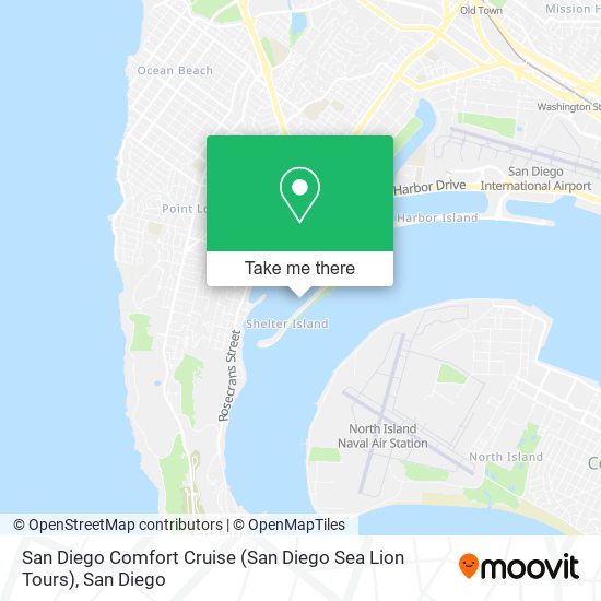 San Diego Comfort Cruise (San Diego Sea Lion Tours) map