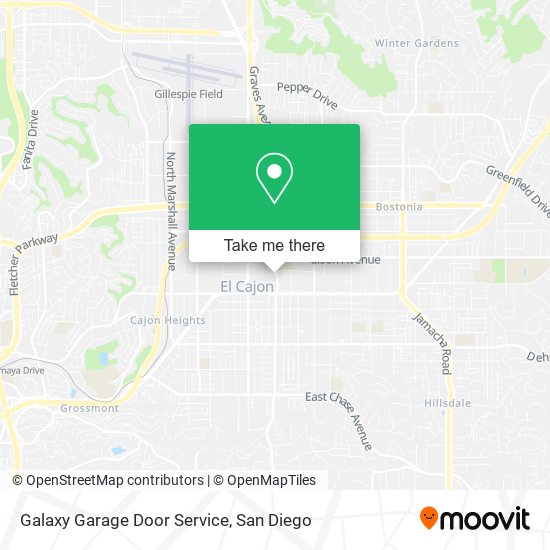 Mapa de Galaxy Garage Door Service