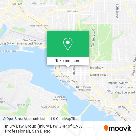 Injury Law Group (Injury Law GRP of CA A Professional) map