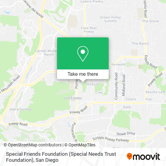 Mapa de Special Friends Foundation (Special Needs Trust Foundation)