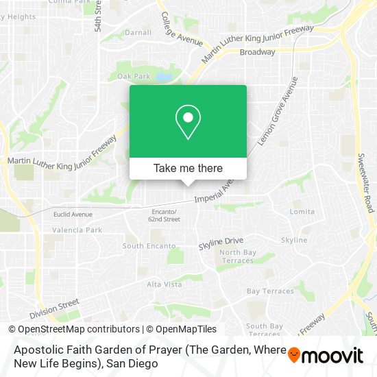 Mapa de Apostolic Faith Garden of Prayer (The Garden, Where New Life Begins)
