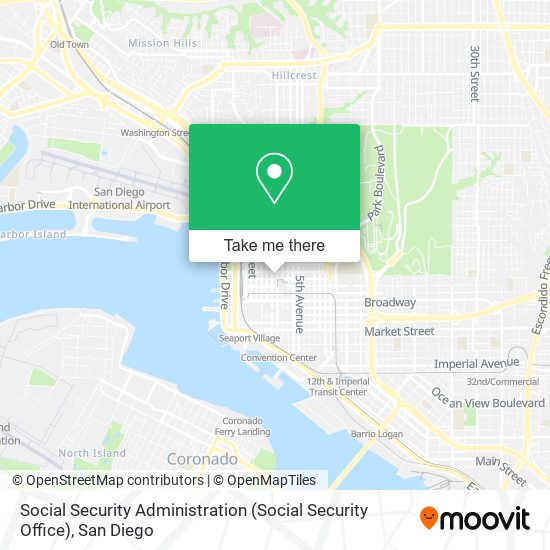 Mapa de Social Security Administration (Social Security Office)