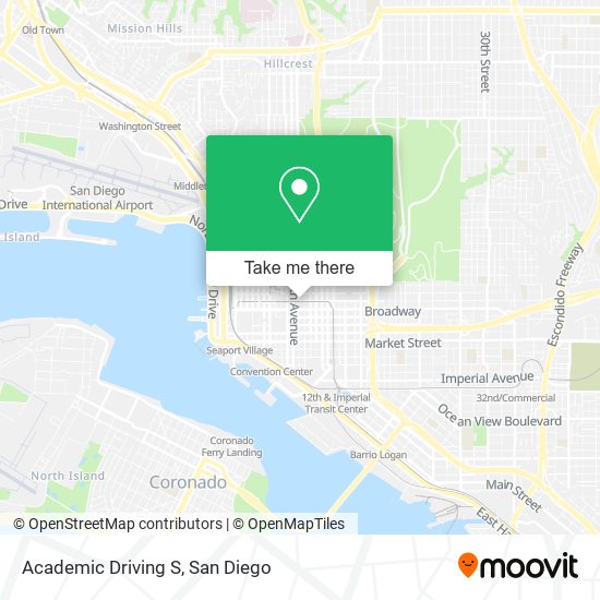 Academic Driving S map