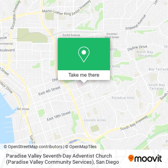 Paradise Valley Seventh-Day Adventist Church (Paradise Valley Community Services) map