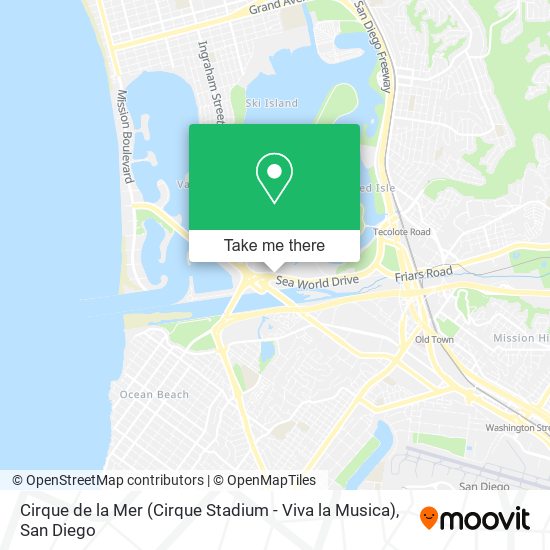 Mapa de Cirque de la Mer (Cirque Stadium - Viva la Musica)