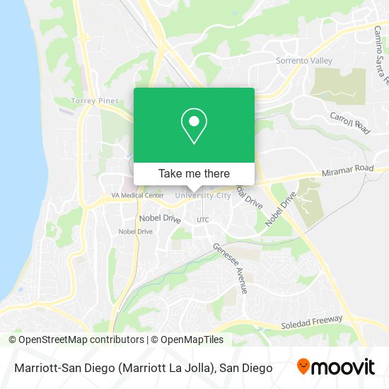 Marriott-San Diego (Marriott La Jolla) map
