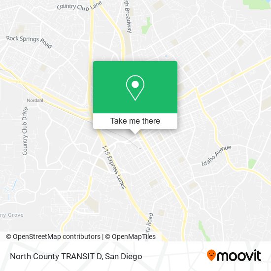 North County TRANSIT D map
