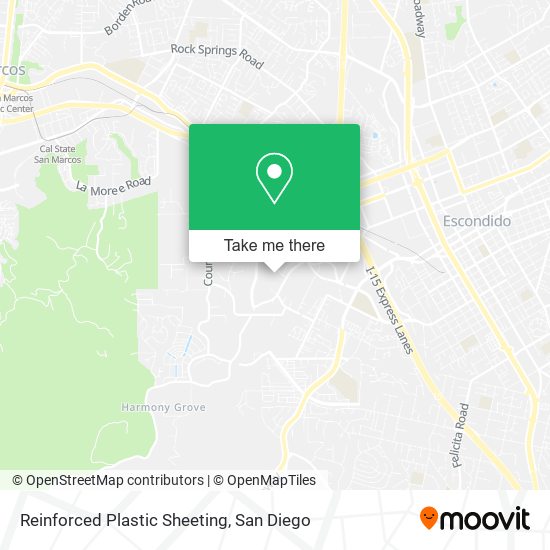 Mapa de Reinforced Plastic Sheeting