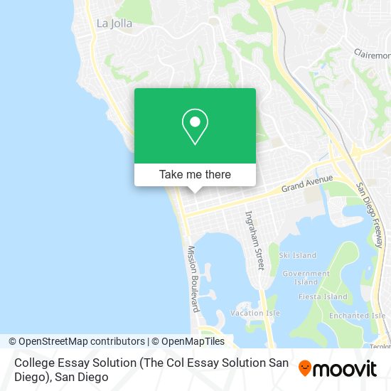 Mapa de College Essay Solution (The Col Essay Solution San Diego)