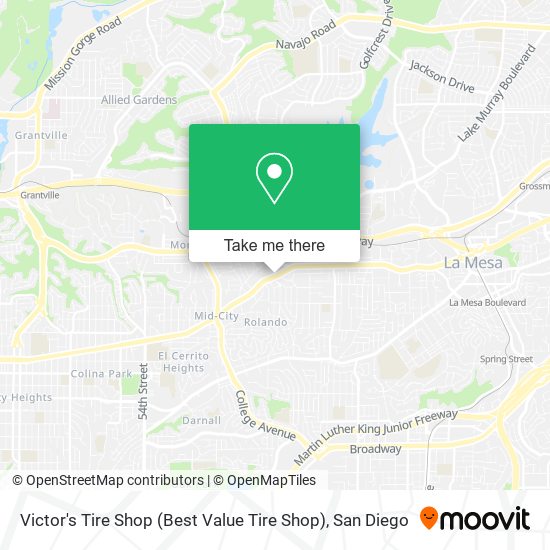 Victor's Tire Shop (Best Value Tire Shop) map