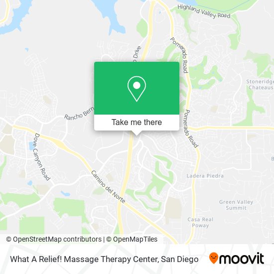 Mapa de What A Relief! Massage Therapy Center