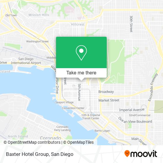 Baxter Hotel Group map