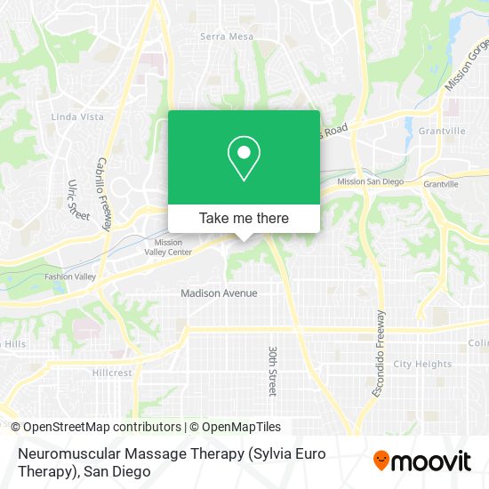 Mapa de Neuromuscular Massage Therapy (Sylvia Euro Therapy)