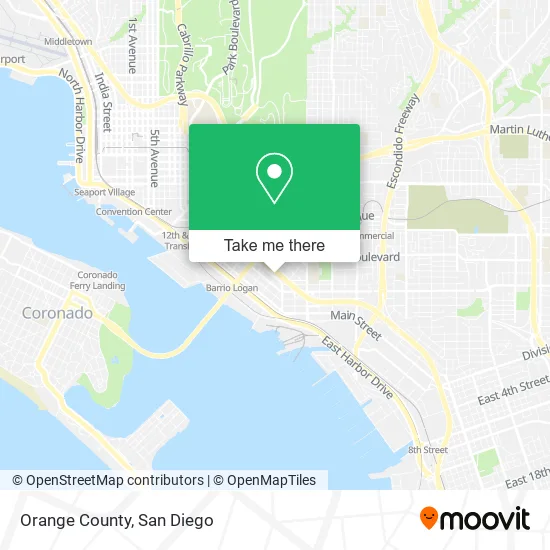 Orange County map