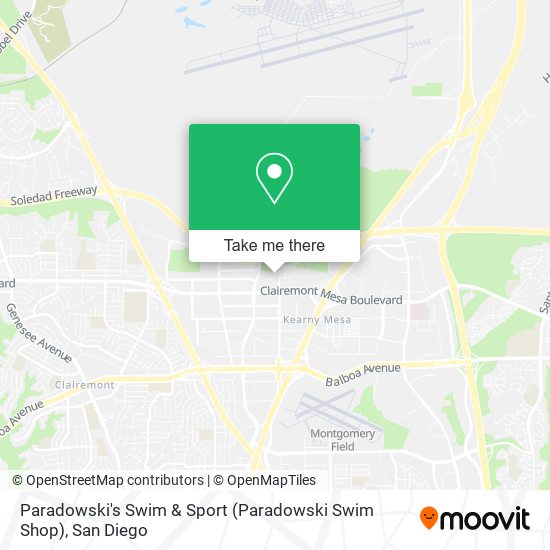 Mapa de Paradowski's Swim & Sport (Paradowski Swim Shop)