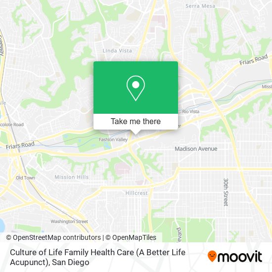 Mapa de Culture of Life Family Health Care (A Better Life Acupunct)