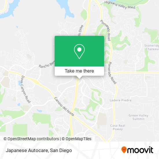 Japanese Autocare map