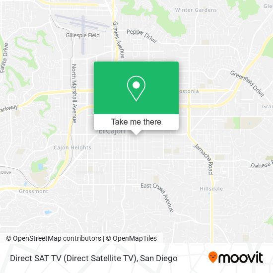 Direct SAT TV (Direct Satellite TV) map