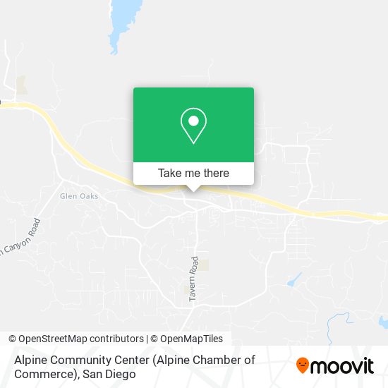 Mapa de Alpine Community Center (Alpine Chamber of Commerce)