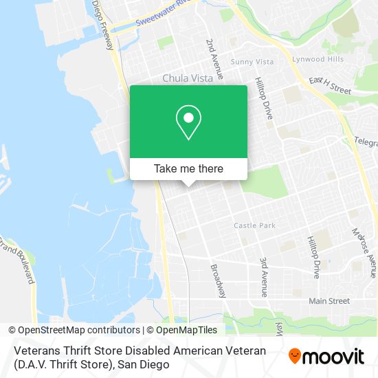 Mapa de Veterans Thrift Store Disabled American Veteran (D.A.V. Thrift Store)