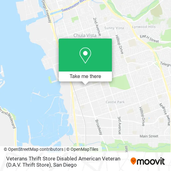 Veterans Thrift Store Disabled American Veteran (D.A.V. Thrift Store) map