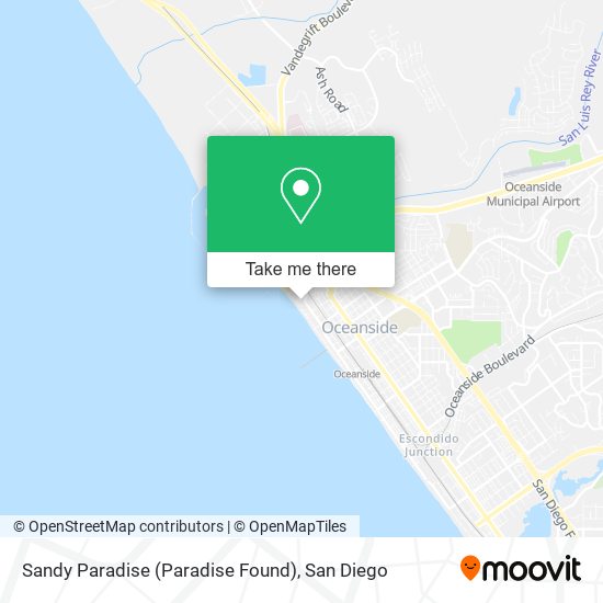 Mapa de Sandy Paradise (Paradise Found)