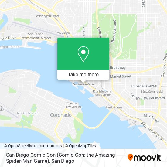 San Diego Comic Con (Comic-Con: the Amazing Spider-Man Game) map