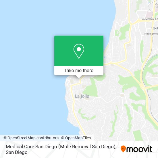 Mapa de Medical Care San Diego (Mole Removal San Diego)