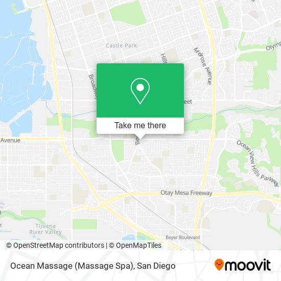 Mapa de Ocean Massage (Massage Spa)