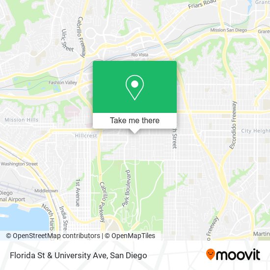 Mapa de Florida St & University Ave