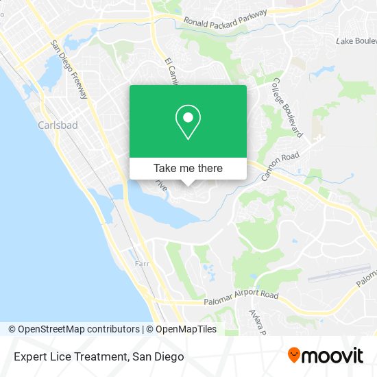 Expert Lice Treatment map