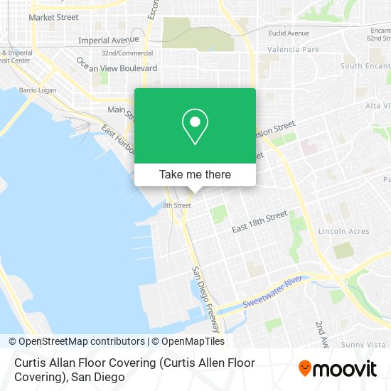 Mapa de Curtis Allan Floor Covering