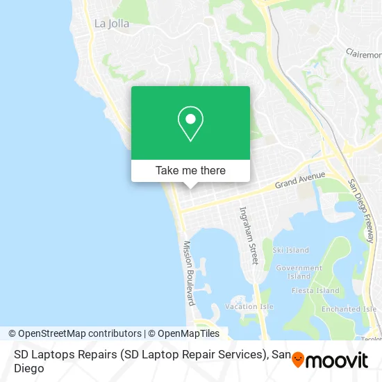 Mapa de SD Laptops Repairs (SD Laptop Repair Services)