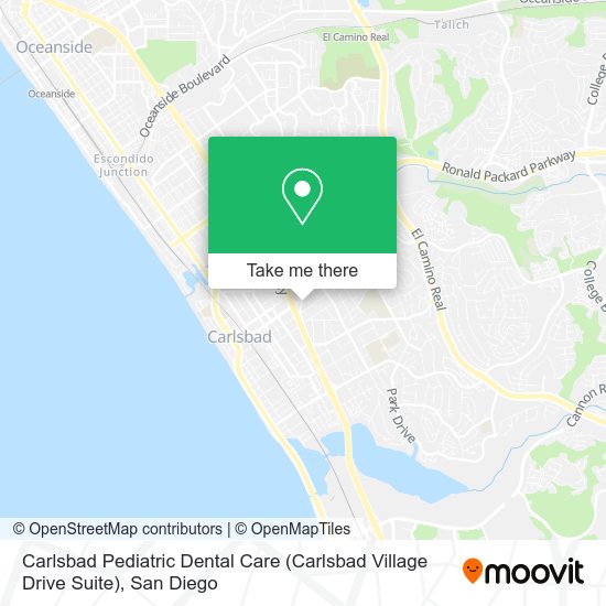 Carlsbad Pediatric Dental Care (Carlsbad Village Drive Suite) map