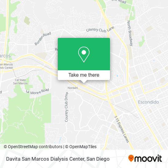 Davita San Marcos Dialysis Center map