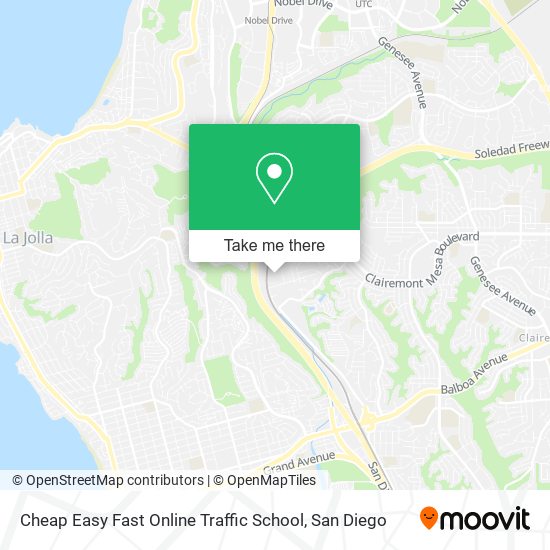 Mapa de Cheap Easy Fast Online Traffic School