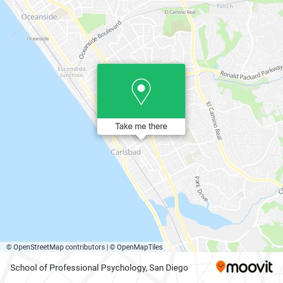 School of Professional Psychology map