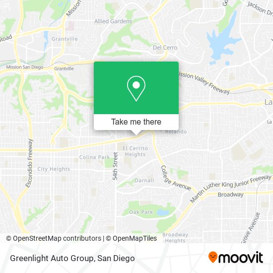 Greenlight Auto Group map