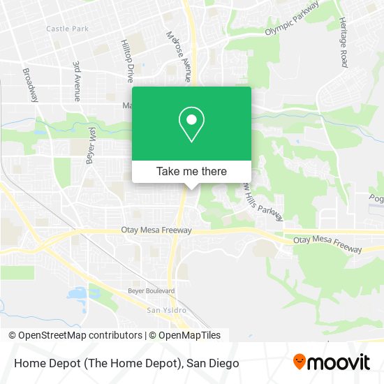 Mapa de Home Depot (The Home Depot)