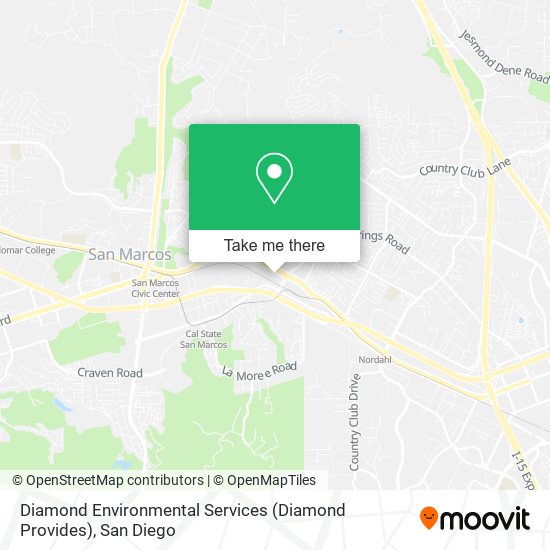 Mapa de Diamond Environmental Services (Diamond Provides)