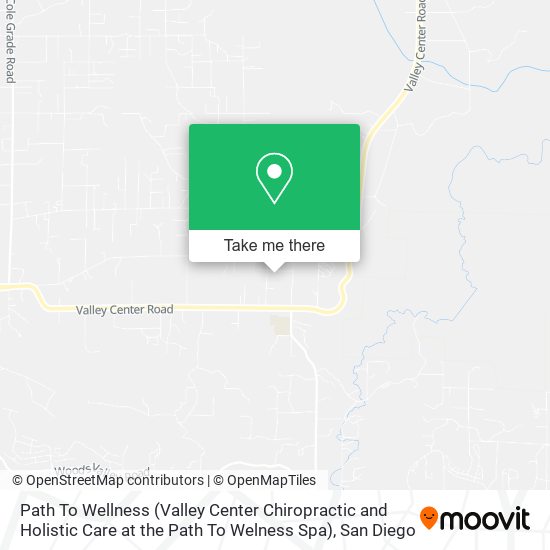 Mapa de Path To Wellness (Valley Center Chiropractic and Holistic Care at the Path To Welness Spa)